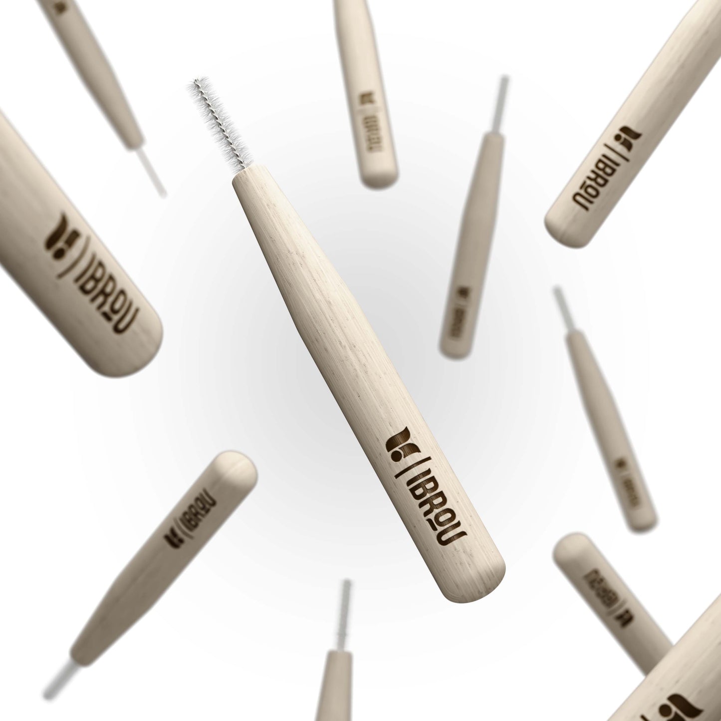 Eco-Friendly Bamboo Interdental Brush (25 Pack)