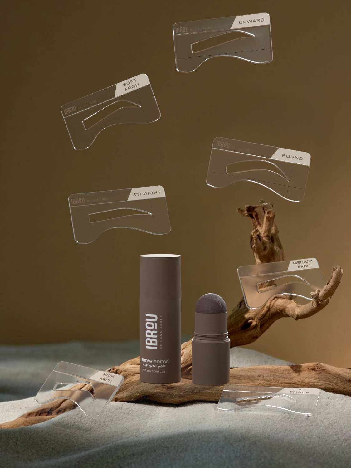 IBROU x Lana Tarek Brow Press