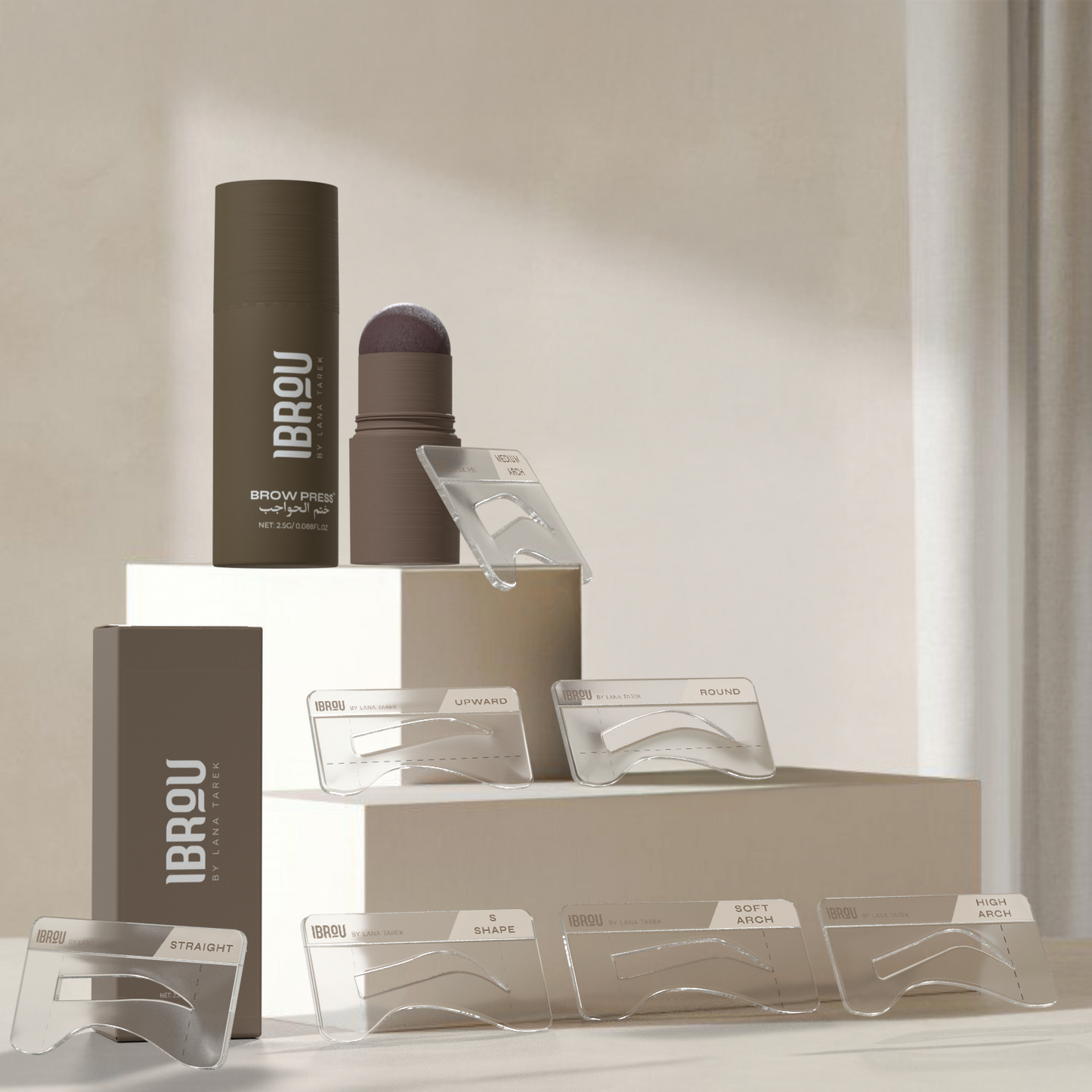 IBROU x Lana Tarek Brow Press