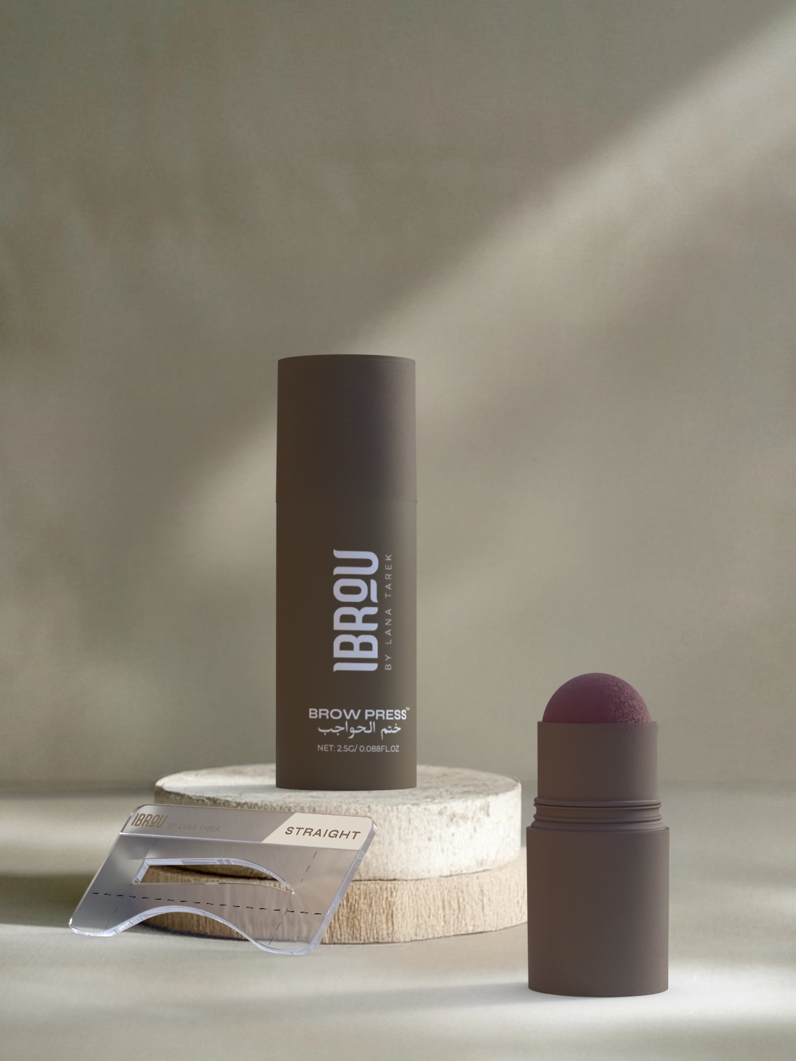 IBROU x Lana Tarek Brow Press
