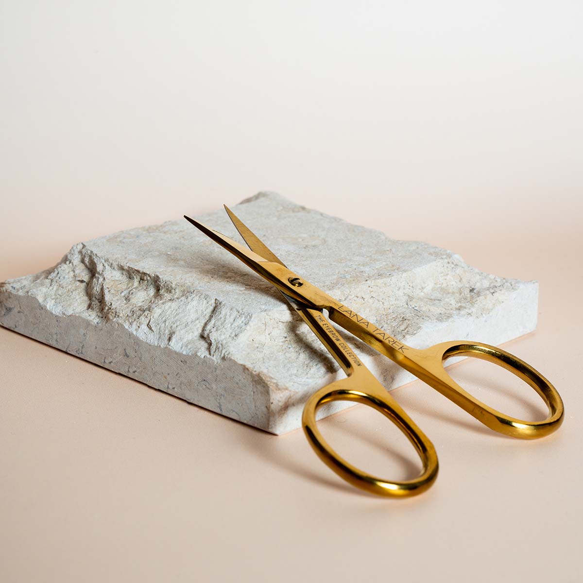 Golden Precision Eyebrow Scissors